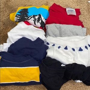 Set of 8 Long sleeve toddler tshirts 18-24 months